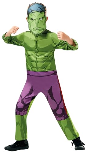 Rubie's 640838l Offizielles Marvel Avengers Hulk Classic Kind costume-large Alter Höhe 128 cm, Jungen, 7–8, Multi-colored Halloween von Rubie's