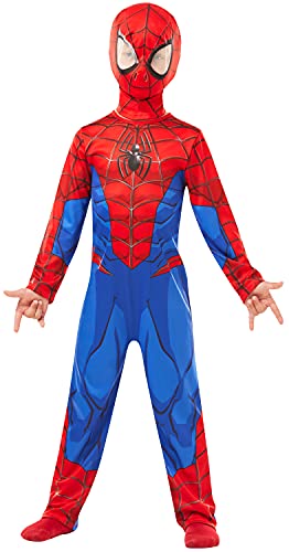 Rubie 's 640840l Spiderman Marvel Spider-Man Classic Kind Kostüm, Jungen, L (7 - 8 Jahre/128 cms) Halloween von Rubie's