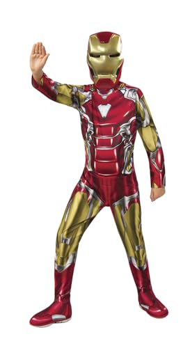 Rubie's Offizielles Kostüm Iron Man, Avengers Endgame, klassisch, Kindergröße M, 5-7 Jahre, Körpergröße 132 cm Halloween von Rubie's