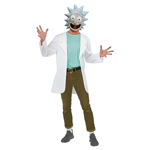 Rubies 703124L Erwachsenenkostüm Rick Morty, Kostüm, Herren, mehrfarbig, groß, Halloween, Halloween von Rubie's