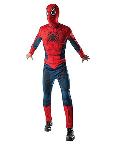 Rubie's 820005 Offizielles Kostüm Spider-Man, für Erwachsene, Standardgröße Halloween von Rubie's