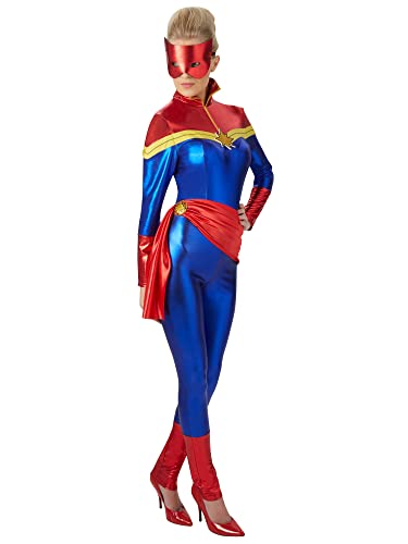 Rubie's 820218S 's Offizielles Damen Marvel Captain Kostüm – Kleine Halloween von Rubie's