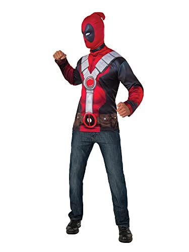 Rubie's 889841L Offizielles Kostüm Deadpool, Marvel, Buchtag, Superhelden-Outfit, für Erwachsene von Rubie's