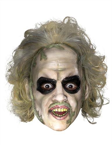 Rubie's Beetlejuice 3/4 Vinyl-Maske mit Haaren, wie abgebildet, Einheitsgre von Rubie's