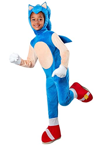 Rubie's Boy's Sonic The Hedgehog Deluxe Fancy Dress Costume Large von Rubie's