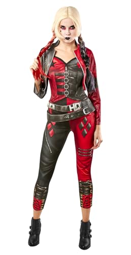 Rubie's DC Comics Suicide Squad 2 Harley Quinn-Kostüm für Damen (Hauptlook), wie abgebildet, Größe S Halloween von Rubie's