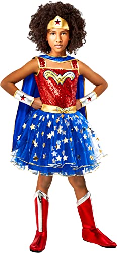 Rubie's DC Wonder Woman Tutu-Kleid mit Umhang und Diadem, Größe M von Rubie's