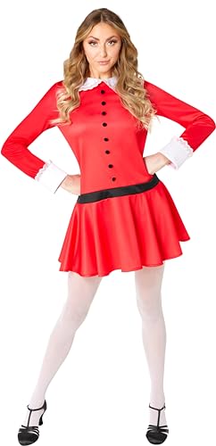 Rubie's Damen Willy Wonka Veruca Salz Kostüm Kleid, wie abgebildet, Größe M Rubie's Damen Willy Wonka Veruca Salz Kostüm Kleid, wie abgebildet, Größe M von Rubie's