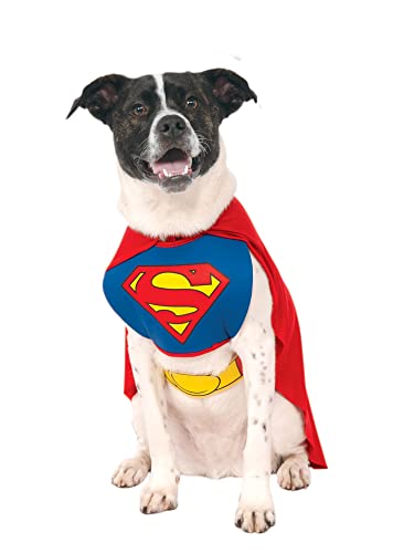 Rubie's Herren Superman pet costumes, Blau, L EU Halloween von Rubie's