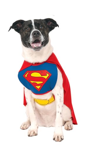 Rubie's Herren Superman pet costumes, Blau, L EU Halloween von Rubie's