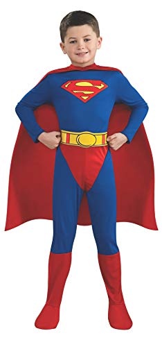 Rubies 3882085 - Superman Child, M, blau/rot von Warner