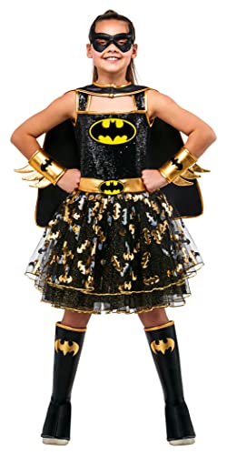 Rubie's Mädchen DC Batgirl Tutu Kleid mit Umhang und Maske, Größe L von Rubie's