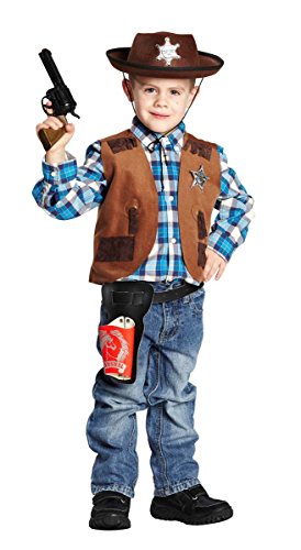 Rubies NEU Kinder-Kostüm Sheriff-Weste, braun, Gr. 128 Rubies NEU Kinder-Kostüm Sheriff-Weste, braun, Gr. 128 von Rubie's
