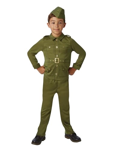 Rubie's Official, WW2 Soldaten-Kostüm für Kinder, groß. Halloween von Rubie's