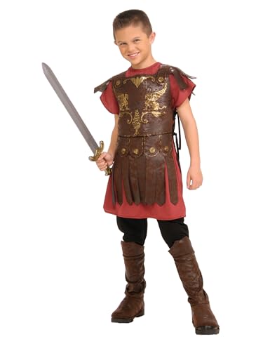 Rubie's Official, römischer Gladiator, Jungen Kostüm, historisch, Kinder-Outfit (Mehrfarbig) (medium, Alter 5 - 7) Halloween von Rubie's