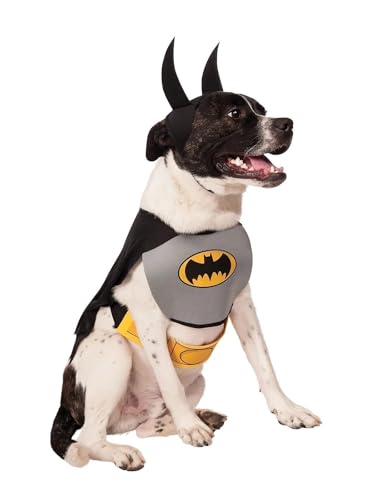 Rubie‘s Official Batman-Kostüm für Hunde, Größe L Halloween von Rubie's