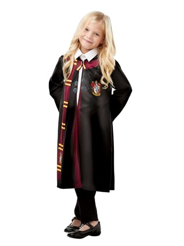 Rubie's Official Harry Potter Bedruckte Gryffindor Robe, Kostüm, Kindergröße Small, Alter 3-4 Jahre Halloween von Rubie's