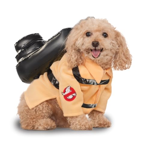 Rubie's Official Haustier Hundekostüm, Ghostbusters, Orange, Medium, Hals zu Schwanz 15", Brust 20", mittel von Rubie's