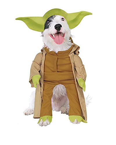 Rubie's Official Star Wars Yoda-Kostüm für Hunde, Sci-Fi-Film, Karnevals-/Halloween-Kostüm für Hunde, Welpen, Haustiere Halloween von Rubie's