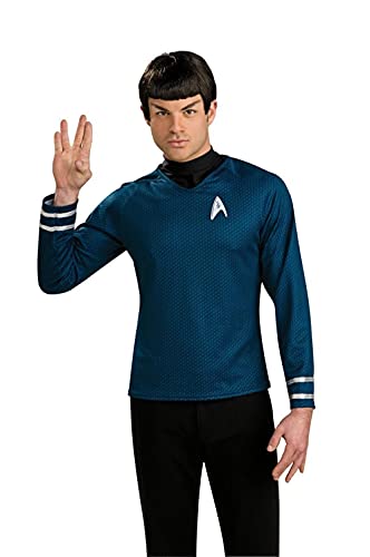 Rubie's Offizielle Star Trek Classic Spock Perücke, Einheitsgröße Schwarz von Rubie's