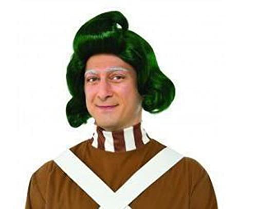 Rubie‘s Official grüne Oompa-Loompa-Perücke für Erwachsene aus Willy Wonka und die Schokoladenfabrik, Einheitsgröße Halloween von Rubie's