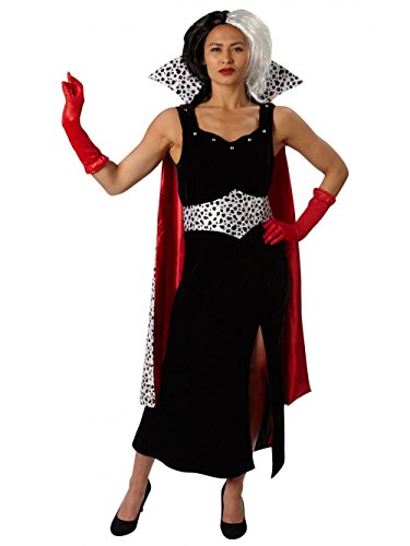 Rubie's Offizielles Disney-Kostüm Cruella De Vil, Grand Heritage, 101 Dalmatiner, Damen, Erwachsenenverkleidung, Größe M von Rubie's