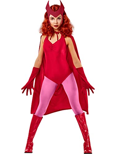 Rubies Women Marvel Wanda Vision Wandas Scarlet Witch Halloween-Kostüm, wie abgebildet, S von Rubie's