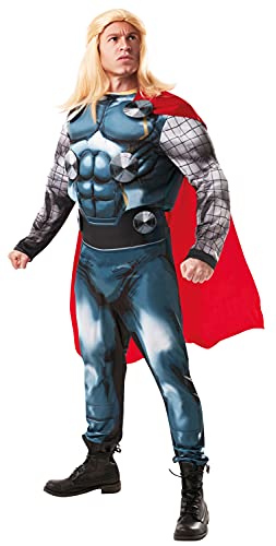 Rubie's Offizielles Luxuskostüm Thor, Marvel, für Erwachsene, Standardgröße, blau Halloween von Rubie's