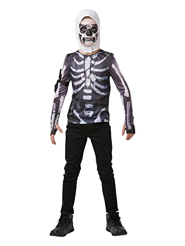 Rubie's Offizielles Fortnite Skull Trooper Kostüm Kit, Gaming Skin, Large (164 cm) von Rubie's