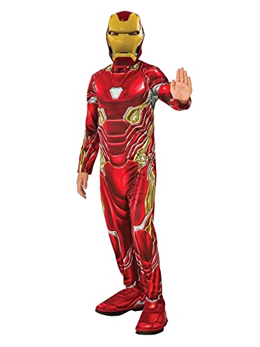 Rubie's Offizielles Kostüm Iron Man, Avengers Endgame, klassisch, Kindergröße S, 3-4 Jahre, Körpergröße 117 cm Halloween von Rubie's