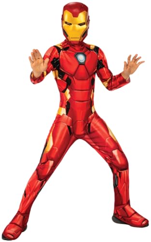 Rubie's Offizielles Kostüm Iron Man, Marvels Avengers, klassisch, für Kinder, Superhelden-Verkleidung, Größe S Halloween Rubie's Offizielles Kostüm Iron Man, Marvels Avengers, klassisch, für Kinder, Superhelden-Verkleidung, Größe S Halloween von Rubie's