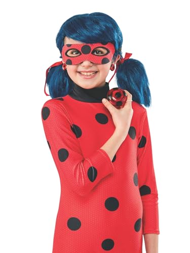 Rubie's Offizielles Kostümzubehör-Set Miraculous Ladybug, Ohr-Clips und Jo-Jo, für Kinder Halloween von Rubie's