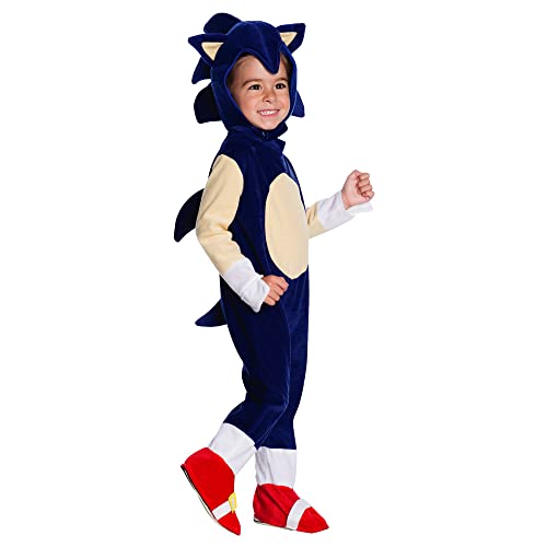 Rubie's Offizielles Sonic The Hedgehog Kleinkind-Kostüm, Strampler, Kinder-Kostüm von Rubie's