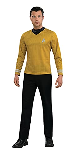 Captain Kirk Herrenkostüm aus Star Trek, Farbe: Gold, Größe:L von Rubie's