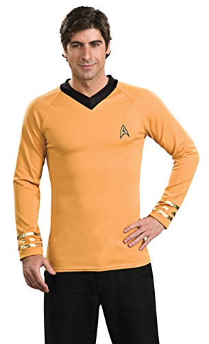 Rubie's Offizielles Star Trek Classic Deluxe Gold Hemd Verkleidung – Größe XL von Rubie's