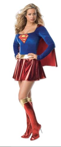 Rubie's Offizielles Supergirl einteiliges Erwachsenenkostüm für Damen, Übergröße Halloween von Rubie's