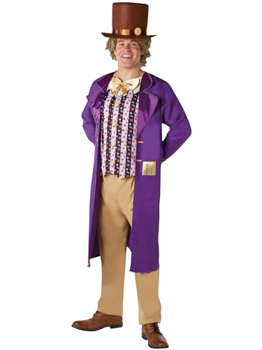 Rubie‘s Official Kostüm für Erwachsene aus Willy Wonka und die Schokoladenfabrik, Größe XL Halloween von Rubie's