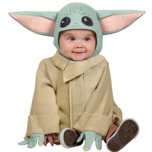 Rubie's Offizielles Disney Star Wars The Child Kleinkind-Kostüm, Kinderkostüm, Größe Kleinkind 1–2 Jahre, ‎Mehrfarbig Halloween von Rubie's