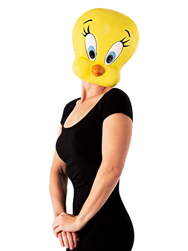 Rubie‘s Official Warner Bros. Space Jam 2 Tweety-Maske, Cartoon-Kostüm-Accessoire für Erwachsene Halloween von Rubie's