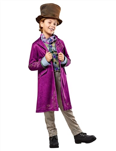 Rubie's Wonka Movie Willy Wonka Komplettes Kostüm für Jungen, Größe XS von Rubie's