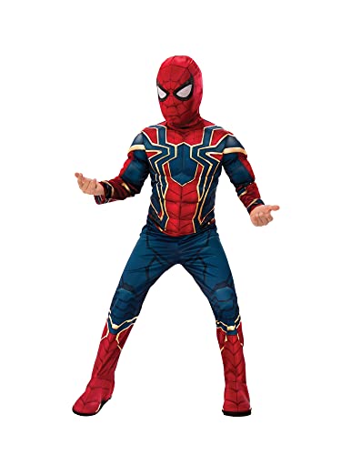 Rubie's offizielles Avengers Iron Spider, Spiderman Deluxe Kinderkostüm - Medium, Alter 5-7, Körpergröße 132 cm, Welttag des Buches Halloween Rubie's offizielles Avengers Iron Spider, Spiderman Deluxe Kinderkostüm - Medium, Alter 5-7, Körpergröße 132 cm, Welttag des Buches Halloween von Rubie's