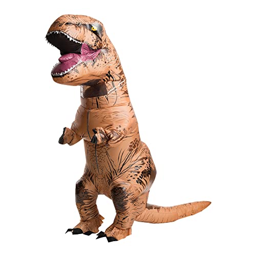 Rubie's offizielles Jurassic World T-Rex Dinosaurier aufblasbares Kostüm für Erwachsene (Einheitsgröße) Halloween von Rubie's