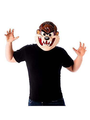 Rubie's offizielles Warner Bros Space Jam 2 Tasmanian Devil Mask, Cartoon Kostümzubehör, Welttag des Buches Halloween von Rubie's