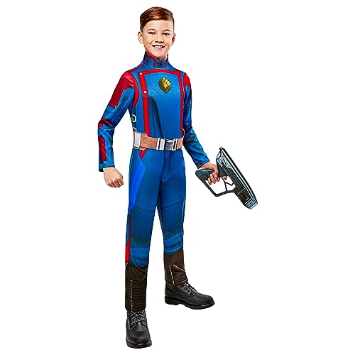 Rubies 1000629M Star-Lord Kinderkostüm Deluxe, Jungen, mehrfarbig, 9-10 Jahre von Rubie's