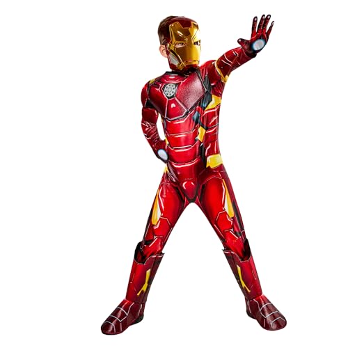 Rubies 1000672XXS000 Iron Man Premium Kinderkostüm Jungen Multi, 3-4 Jahre, Halloween, Halloween von Rubie's