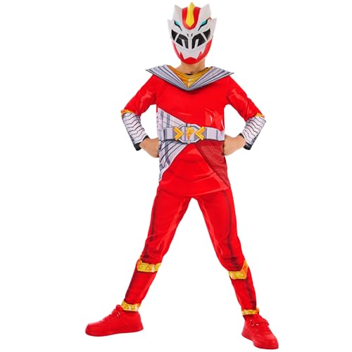 Rubies 1001583M000 Power Cosmic Fury Red Ranger Kinderkostüm, Größe 9-10 von Rubie's