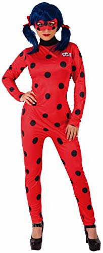 Rubies 3300258 - Miraculous Ladybug - Adult Kostüm, Gr. S,M,L - Marienkäfer (Large) von Rubie's