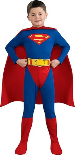 Rubies 3882085 - Superman Child, L, blau/rot Halloween von Rubie's