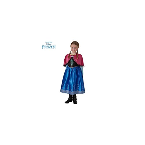 Rubies 630573-L Frozen Kinderkostüm Anna, Mädchen, einfarbig, L (8-10 años) von Rubie's