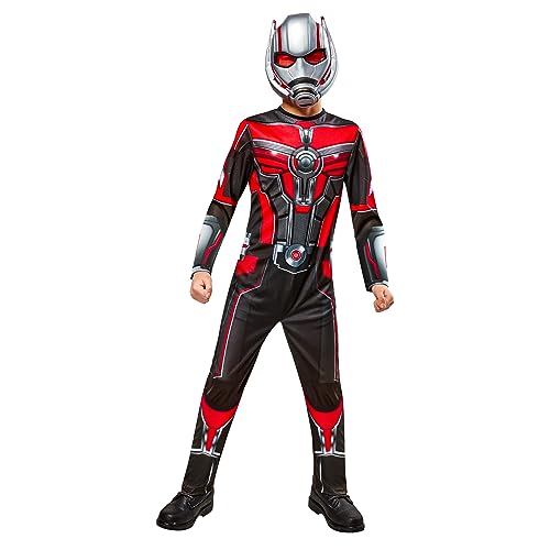 Rubies Antman Am3 Classic Kostüm für Kinder, bedruckter Jumpsuit und Maske, offizielles Marvel-Outfit für Karneval, Weihnachten, Geburtstag, Party und Halloween. von Rubie's